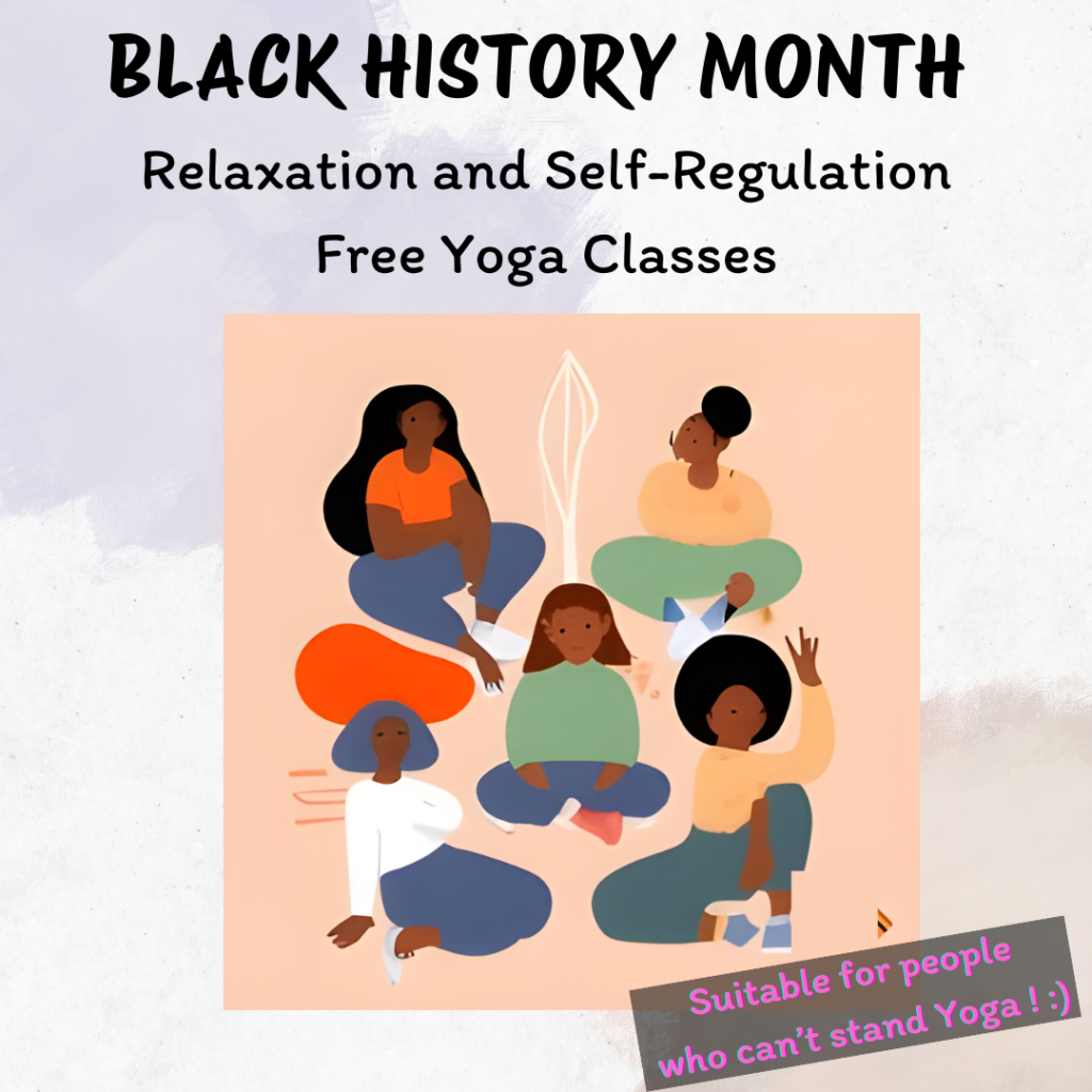 illustration: a group of people with good melanin sitting relaxed together
